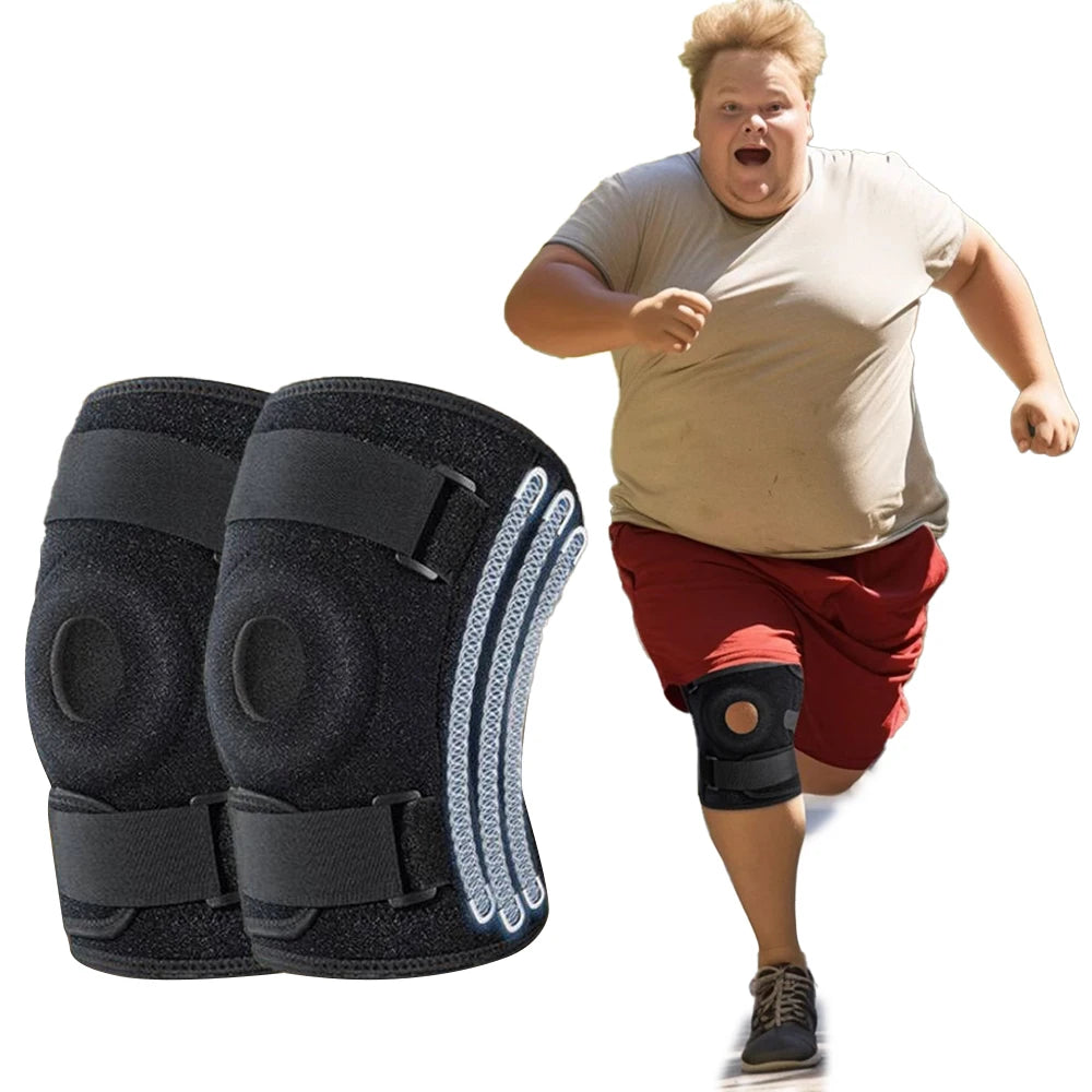 Plus Size Knee Brace 8XL Adjustable Compression Band for Arthritis & Meniscus Tear Support Stable for Men And Women