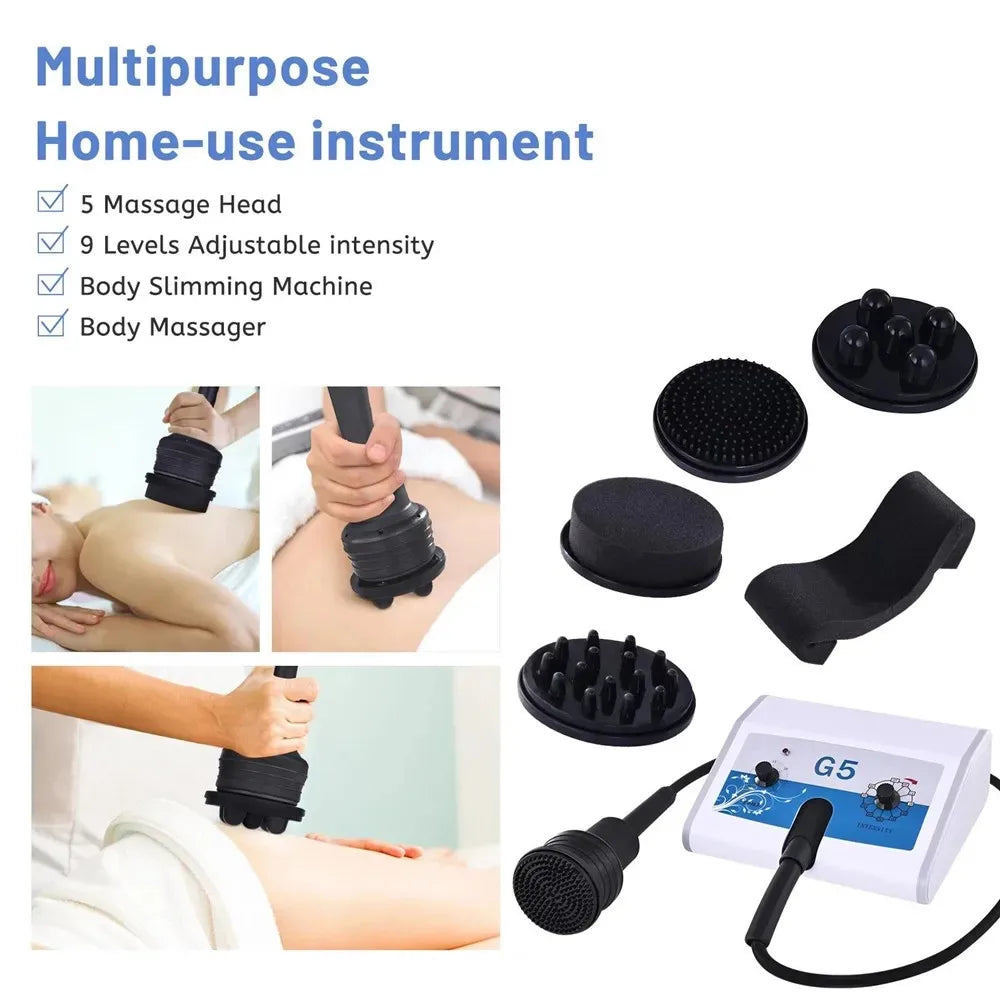 Vibrating Body Slimming Machine 5-in-1 Electric Muscle Relief Massager Body Shaping Massage Equipment Tidesmit