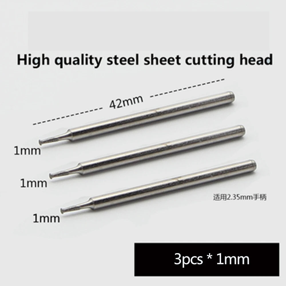Stell Sheet Polishing Cutting Head for MaAnt D1 2UUL Mechanic Intelligent Grinding Polish Punching Pen Mobile Phone PCB Repair