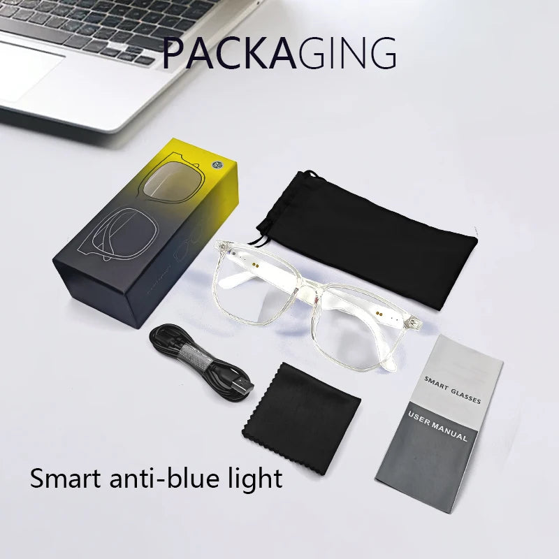 Tidesmit Bluetooth Smart Glasses with Polarized UV400 Audio Lenses Anti-Blue Light Tidesmit