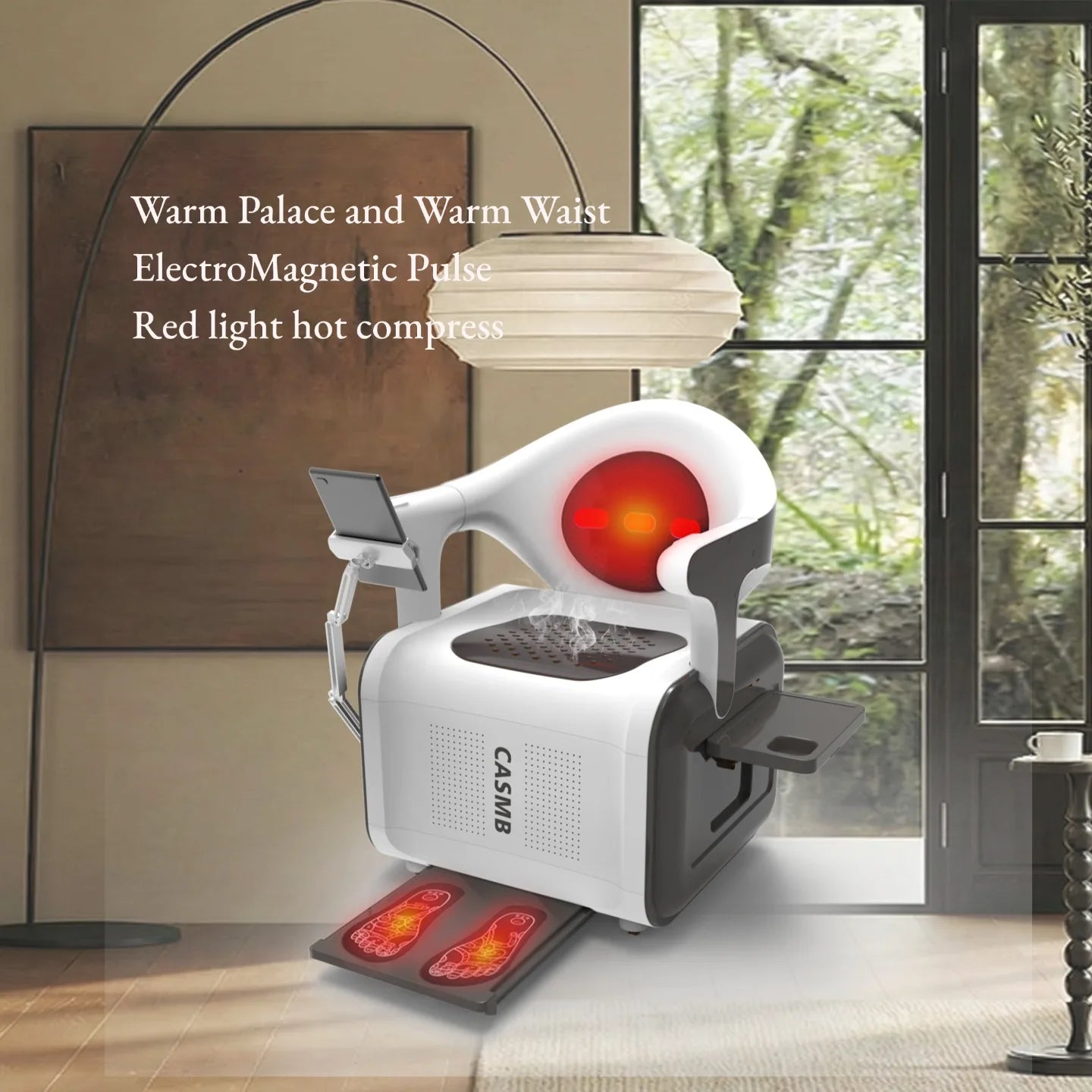 Postpartum Pelvic Floor Chair: Non-Invasive Muscle Stimulator - EU Plug Relaxation Treatment Tidesmit