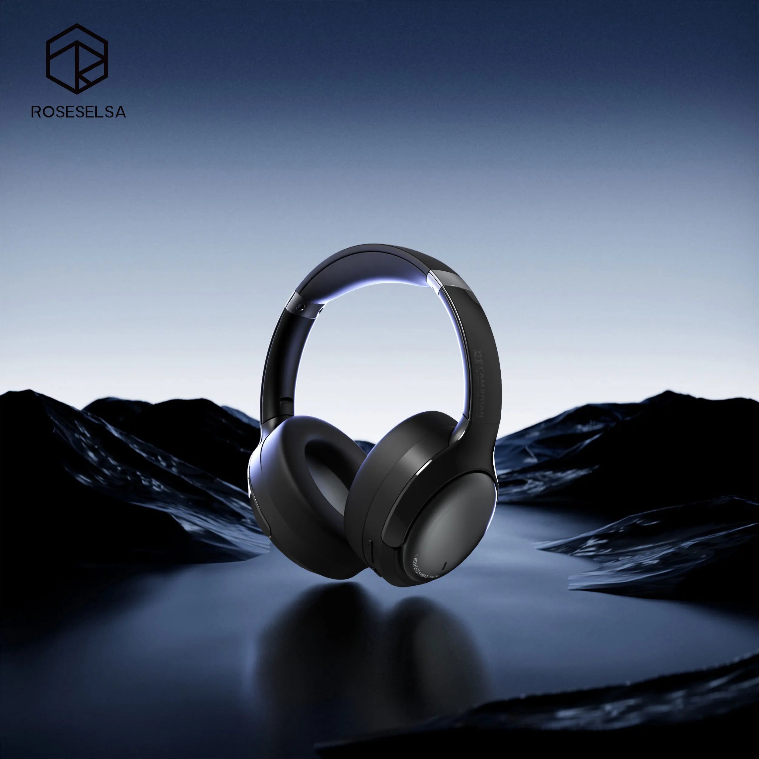 Tidesmit Wireless Headphones with Active Noise Cancellation - Over-Ear Tidesmit