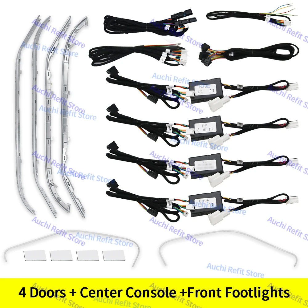 Mercedes-Benz W205 Ambient LED Vents - 64-Color Lighting Kit Ambient light Tidesmit
