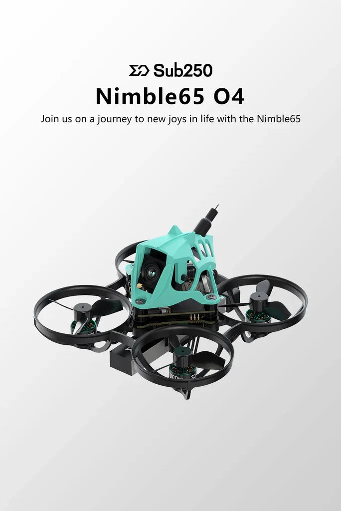 Tidesmit Nimble65 65mm 1S HD O4 ELRS Tiny Whoop FPV Drone Tidesmit