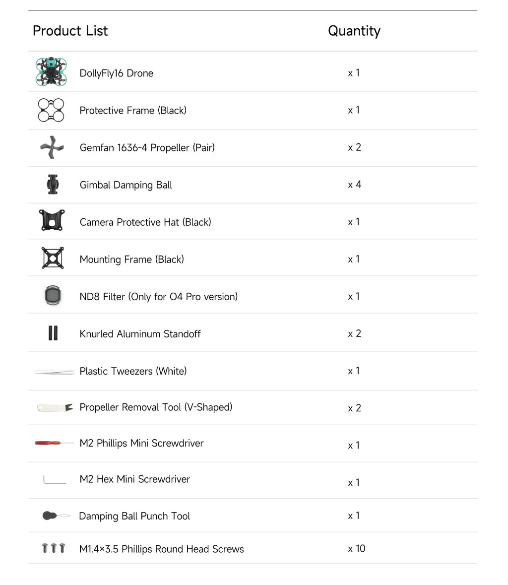 1.6 Inch FPV Freestyle Drone - ELRS 2.4G High Performance Quadcopter Tidesmit