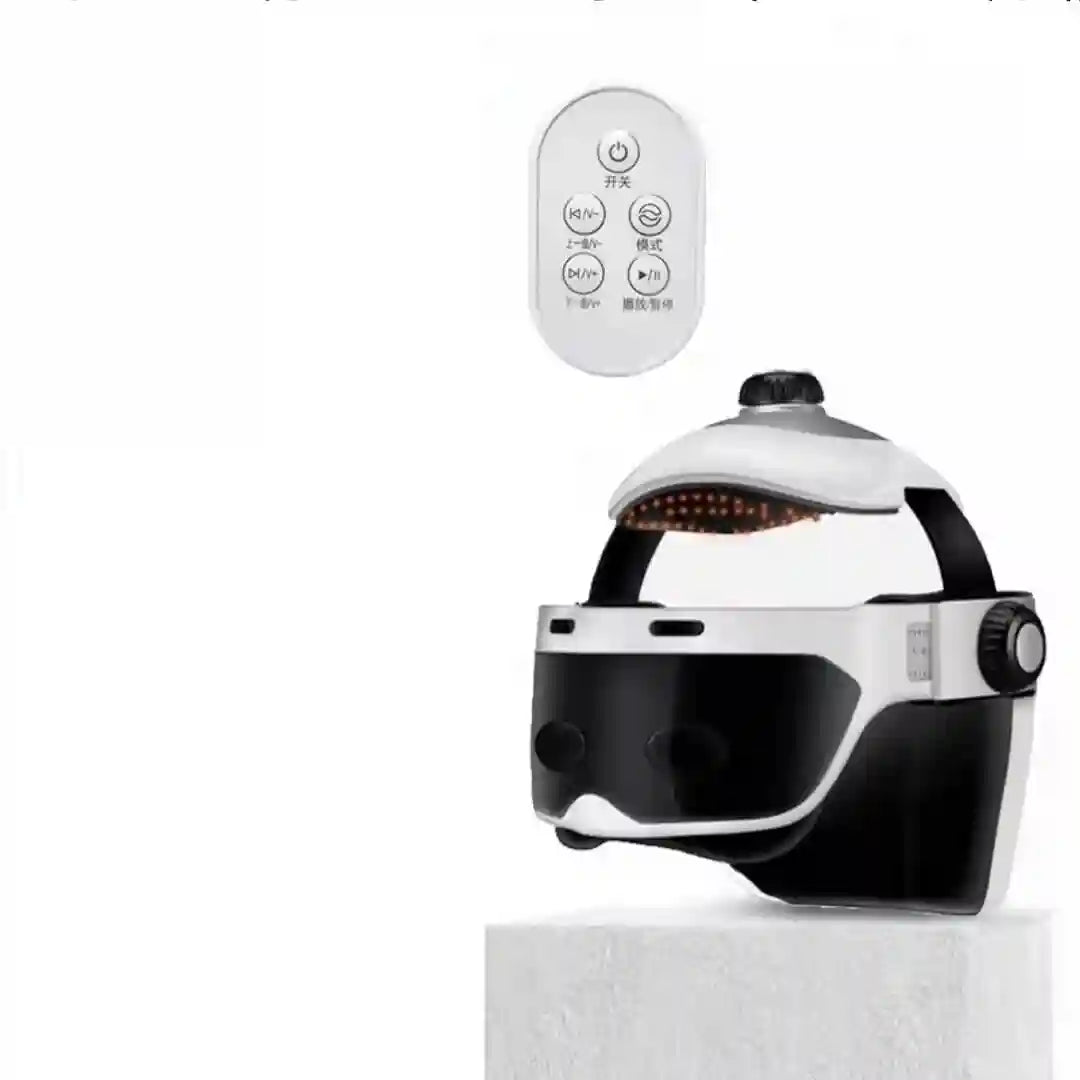 Tidesmit Electric Eye Massager with Heat and Scalp Vibration Therapy Eye Massage Instrument WHITE Tidesmit