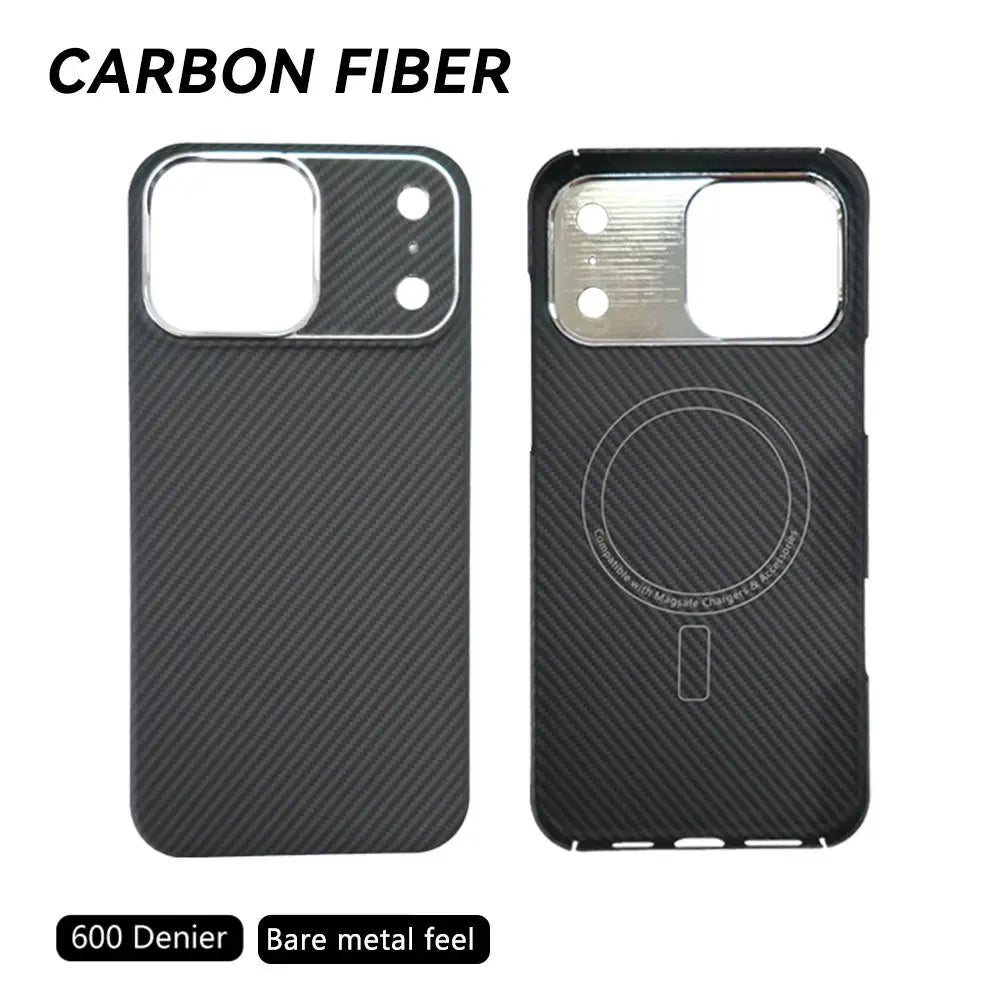 iPhone 17 Pro Max Kevlar Case - Ultra-Thin Aramid Fiber Slim Fit 600D-Twill weave Ss Tidesmit