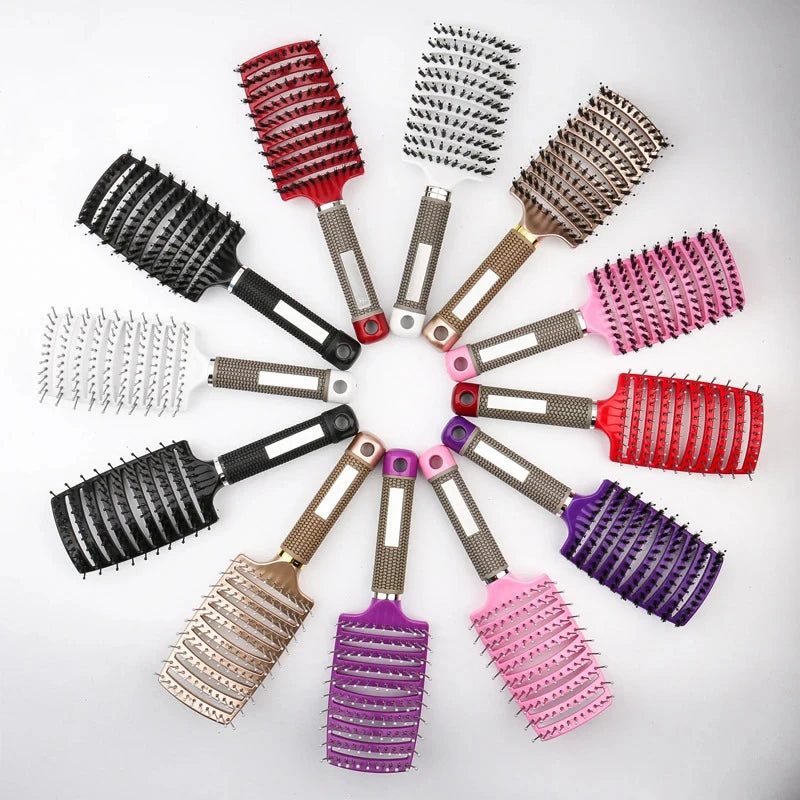 Massage Hair Comb for Scalp Care & Detangling - Tidesmit Gold Edition Massage Chairs Tidesmit