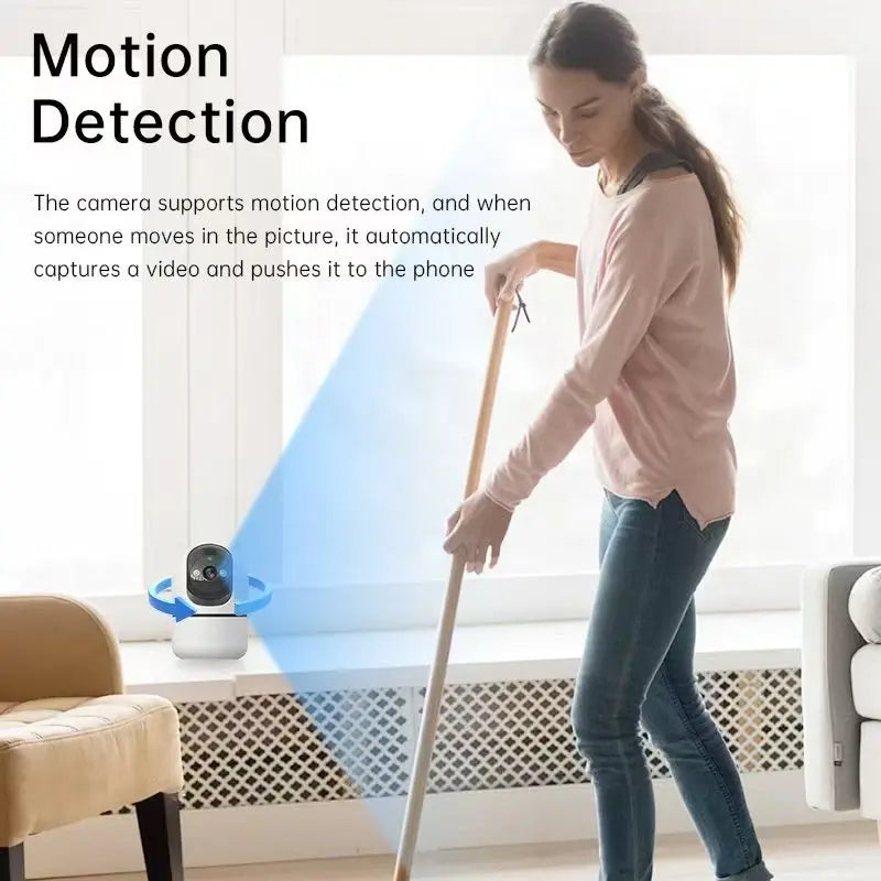 Tuya 2K 4MP Wifi IP Camera Smart Home Auto Tracking Full Night Vision Two Way Audio Wireless CCTV Video Baby Security Camera