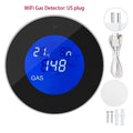 WiFi Gas Leak Detector Alarm - Smart Home App-Controlled Sensor Gas US Plug Tidesmit