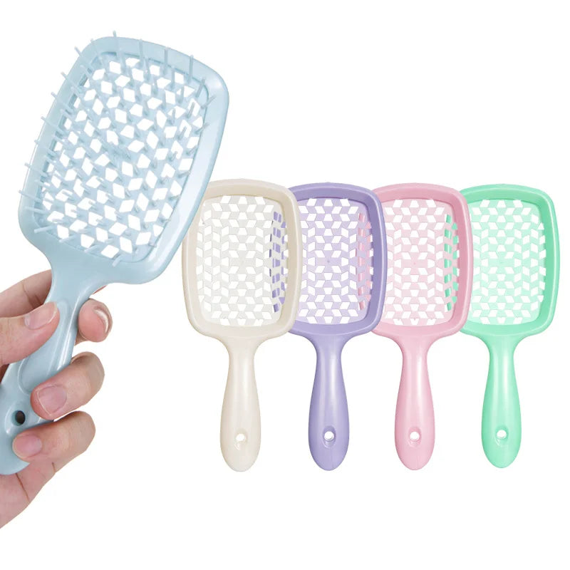 Detangling Hair Brush - Ergonomic Massage Comb for Wet Curly Hair Massage Chairs Tidesmit