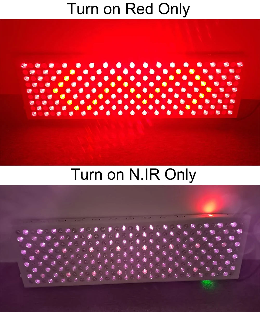 Plus1500/2000 LED Red Light Therapy Panel 630nm 660nm 810nm 830nm 850nm Infrared Therapy Lamp Device,LED Light Beauty Device
