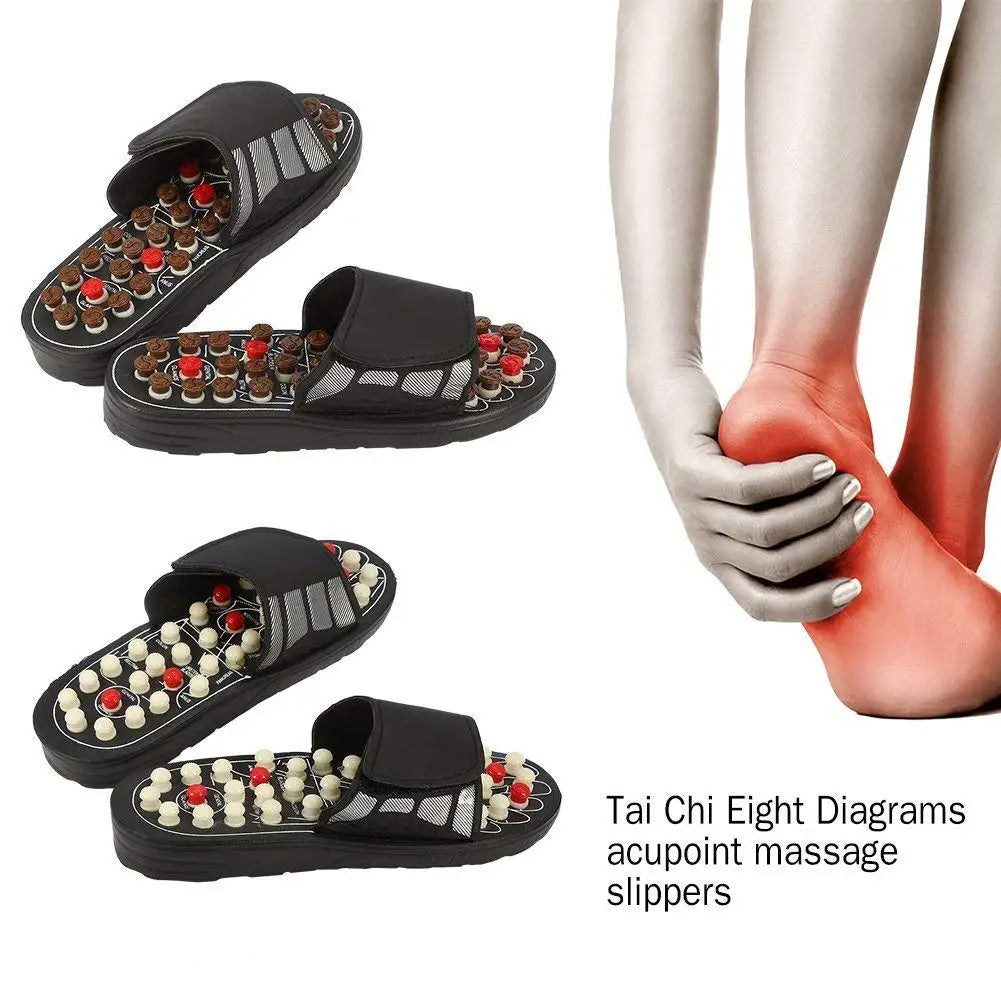 Acupuncture Foot Massage Slippers for Reflexology Relief - Tidesmit Relaxation Treatment Tidesmit