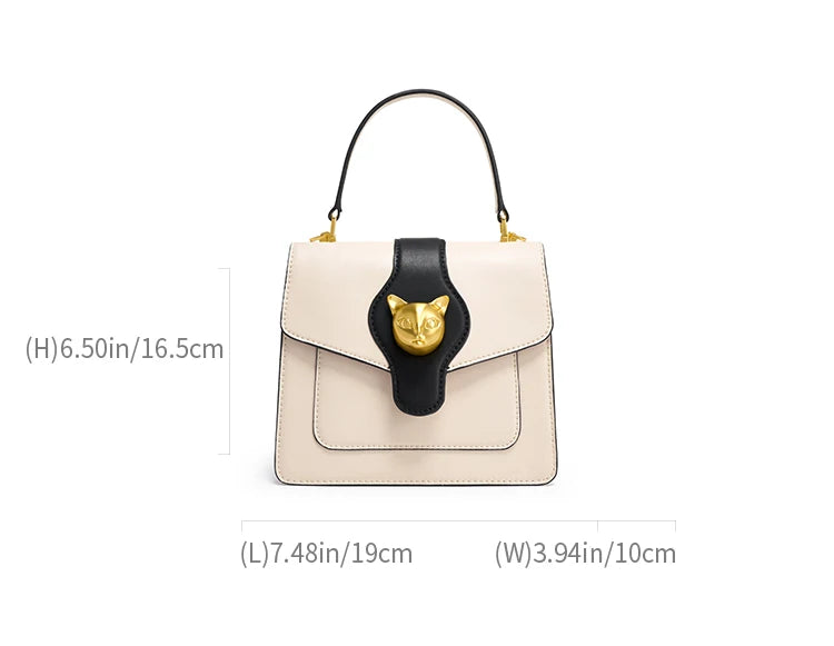 BAFELLI 2025 WOMEN'S BUSINESS STYLISH SHOPPER BAG LADY DESIGN HANDBAGS ORIGINAL BRAND PURSE SHOULDER CROSSBODY  NEW CAT LEATHER