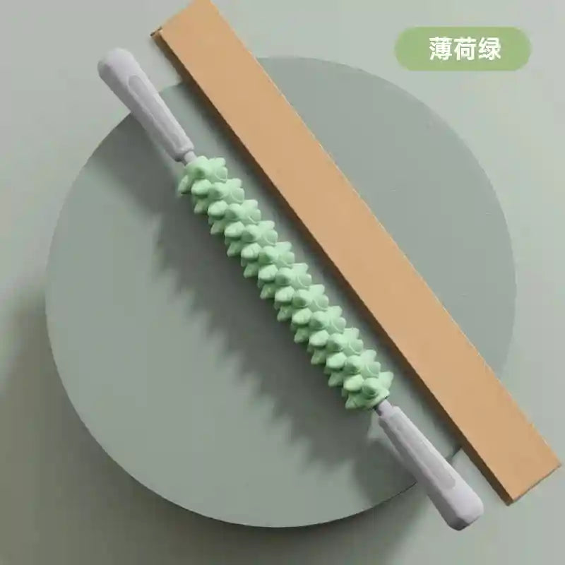 Massage Roller Stick for Deep Muscle Relief | Tidesmit Ergonomic Tool Massage Roller green-box Tidesmit