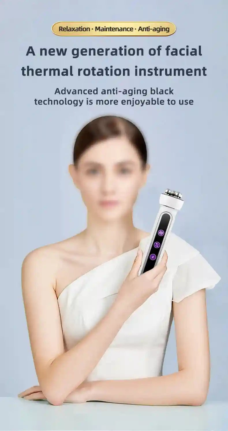 EMS Facial Massager & RF Skin Firming Device | Tidesmit White Eye Massage Instrument Tidesmit