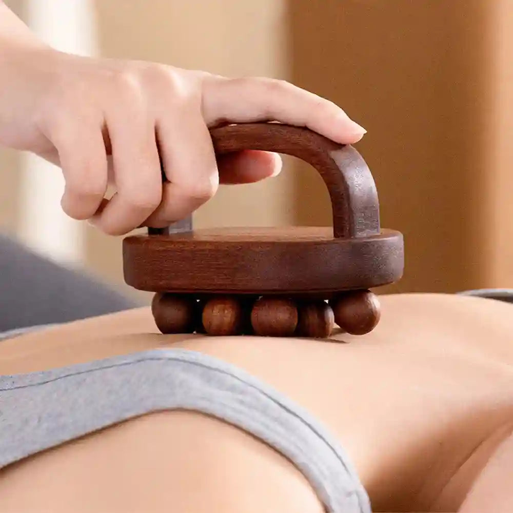Wooden Massage Roller for Cellulite Removal and Lymphatic Flow (4 Styles) Massage Roller Tidesmit