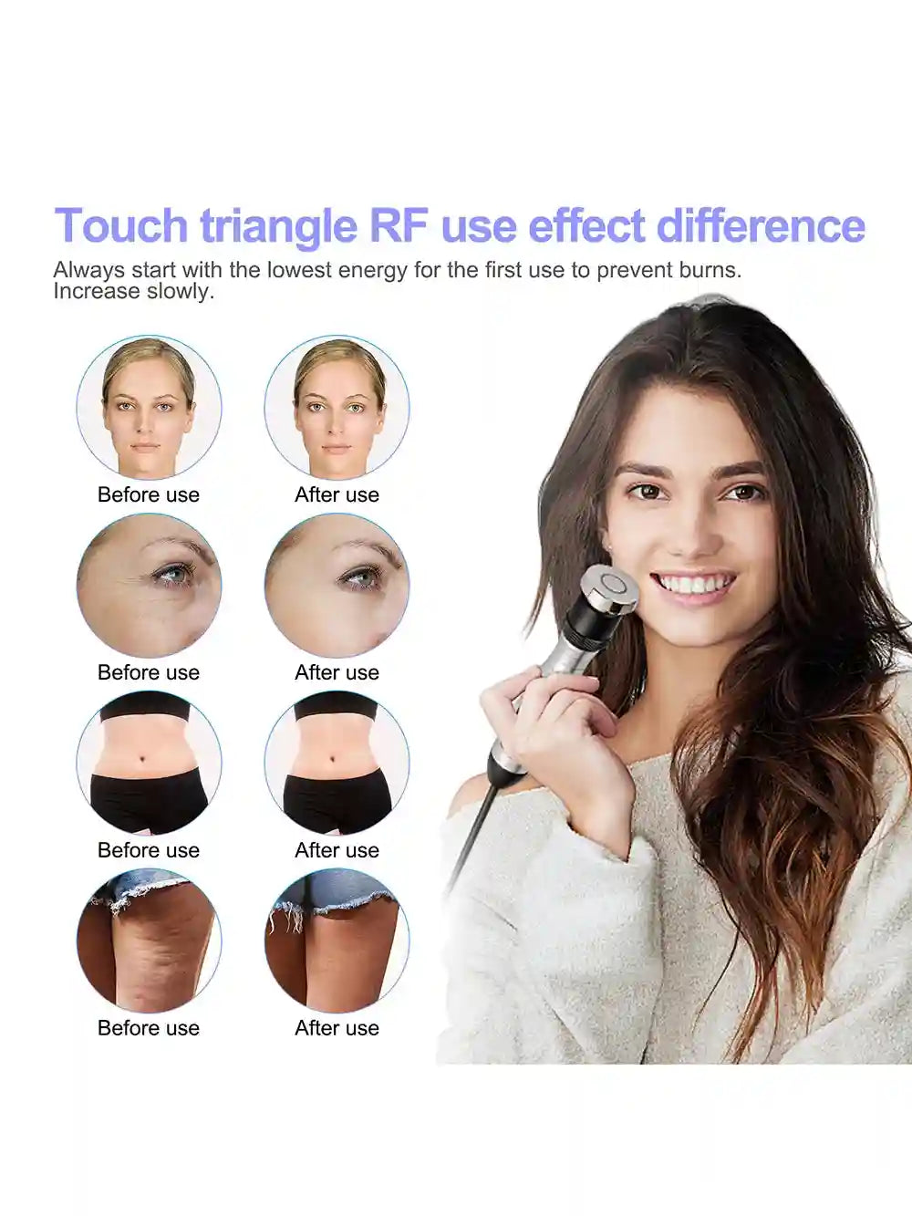 Eye Massage Instrument 3-in-1 Facial Lift and Skin Tightening Device Eye Massage Instrument Tidesmit