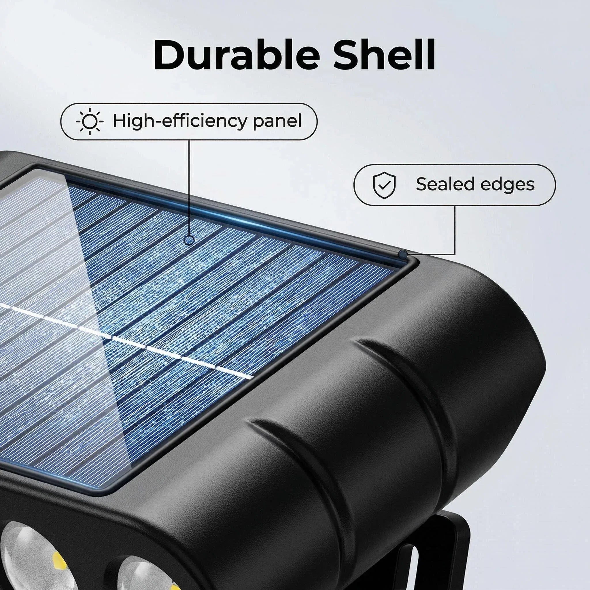 4PCS Solar Powered Outdoor Wall Light 3 Modes Security Lamp for Patio Garden Porch Fence Corridor Balcony 5 LED Bulbs Motion Sensor Solar Pathway