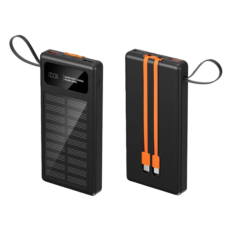 Tidesmit 200000mAh Portable Charger - High Capacity Fast Charging Power Bank Black-100000mAh Tidesmit