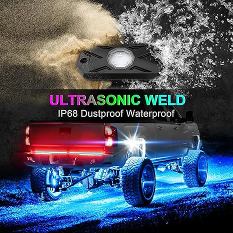 Underglow Rock Lights RGB LED Kit for Truck ATV UTV - Tidesmit Tidesmit