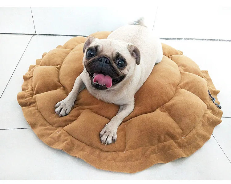 Creative Soft Warm Pet Bed Nest Dual-Use Adjustable Drawstring Pet Nest Bed Pet Cushion For Cats Puppies Pet Supplies