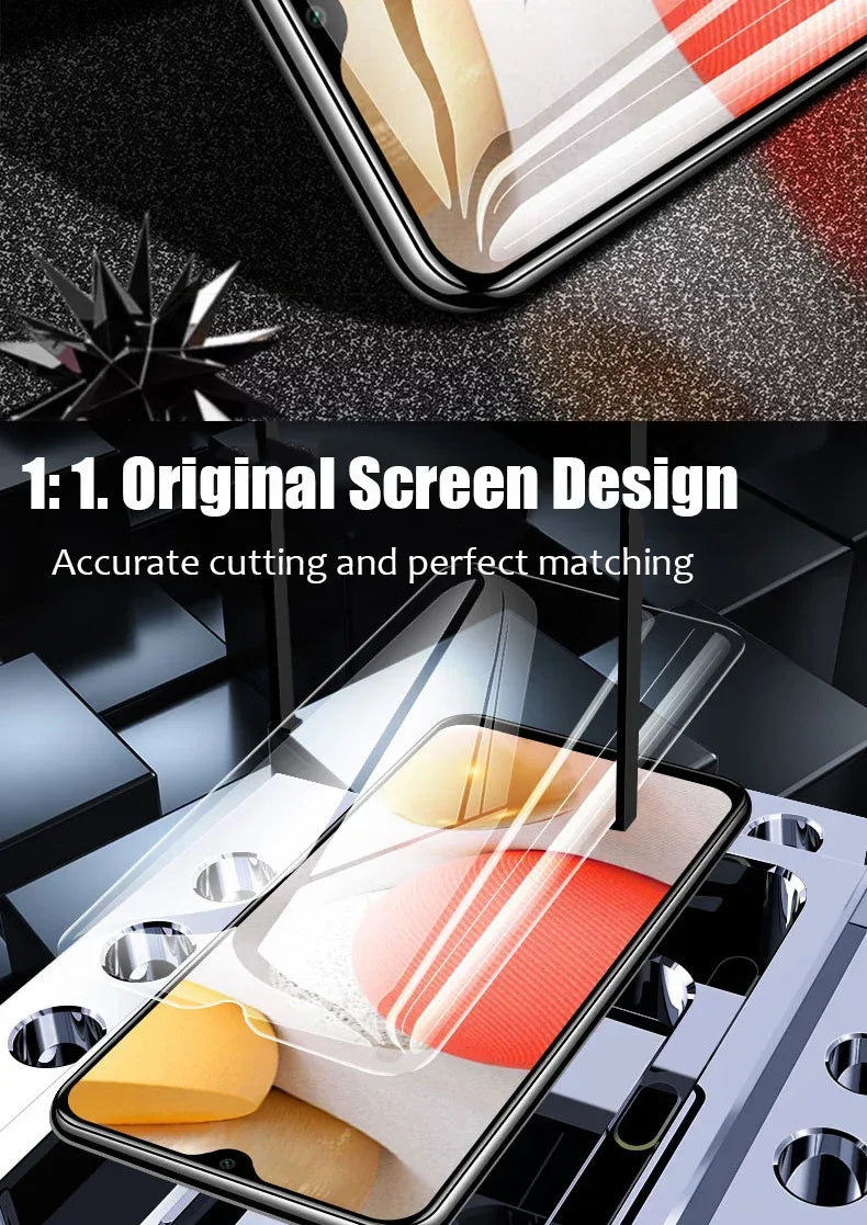 Samsung Galaxy A54 Tempered Glass Screen Protector - 3 Pack Case-Friendly Tidesmit