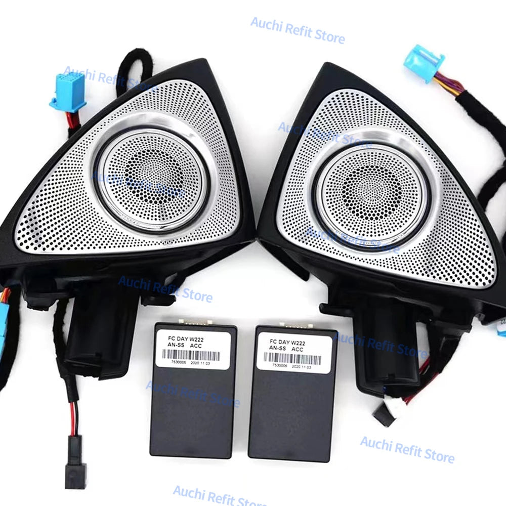 Mercedes-Benz W213 Ambient LED Air Vents with 3D Rotating Speaker 3D Speaker Tidesmit