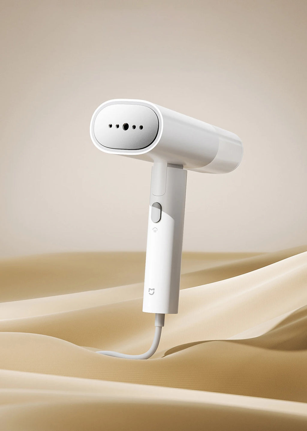 Tidesmit MIJIA Handheld Garment Steamer 2 showing compact foldable design for portable steam cleaning and ironing