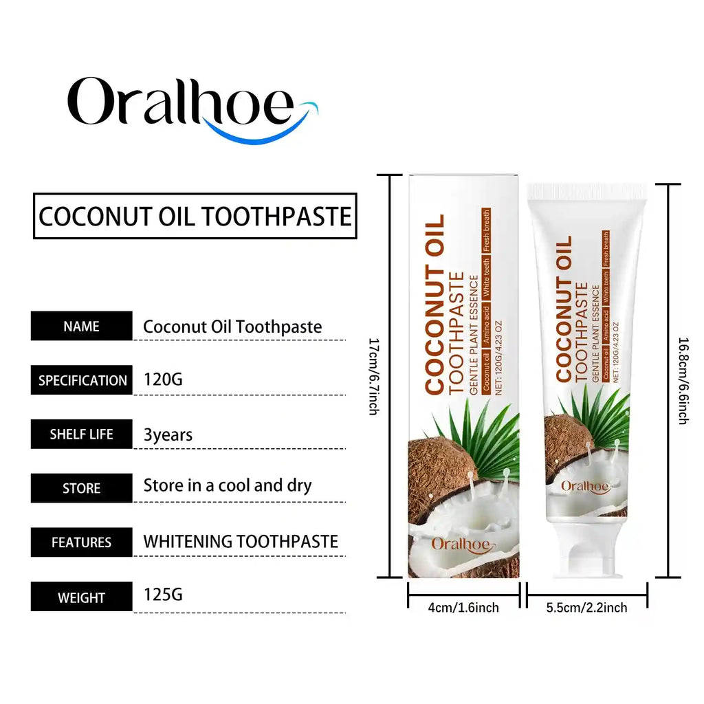Tidesmit coconut oil toothpaste for natural teeth whitening, enamel repair, and tartar stain removal.