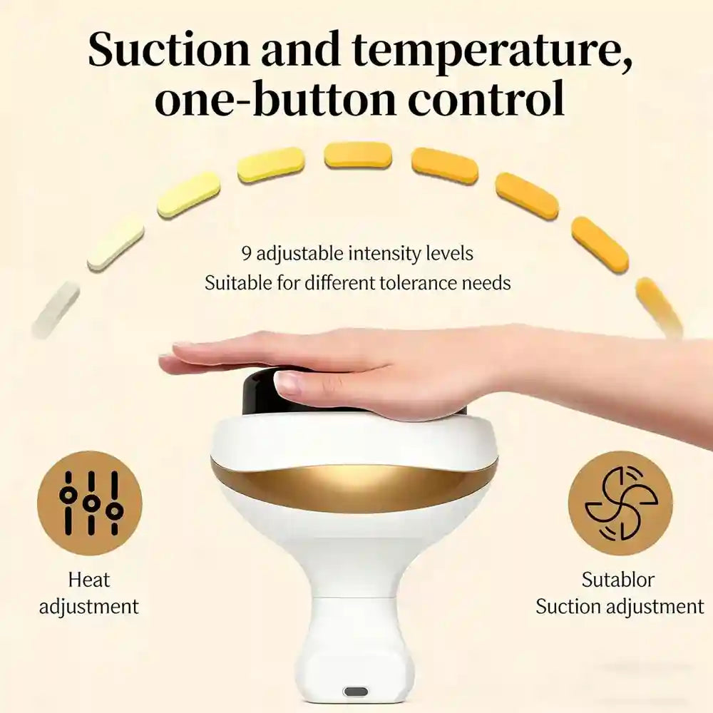 Electric Cupping Massager with Heat Therapy for Deep Tissue Relief Eye Massage Instrument Tidesmit