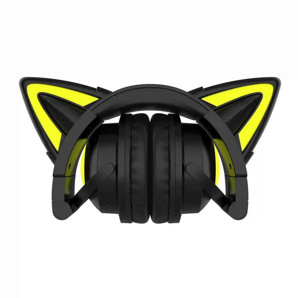 Wireless Cat Ear Headphones with RGB LED - Low Latency Audio Tidesmit