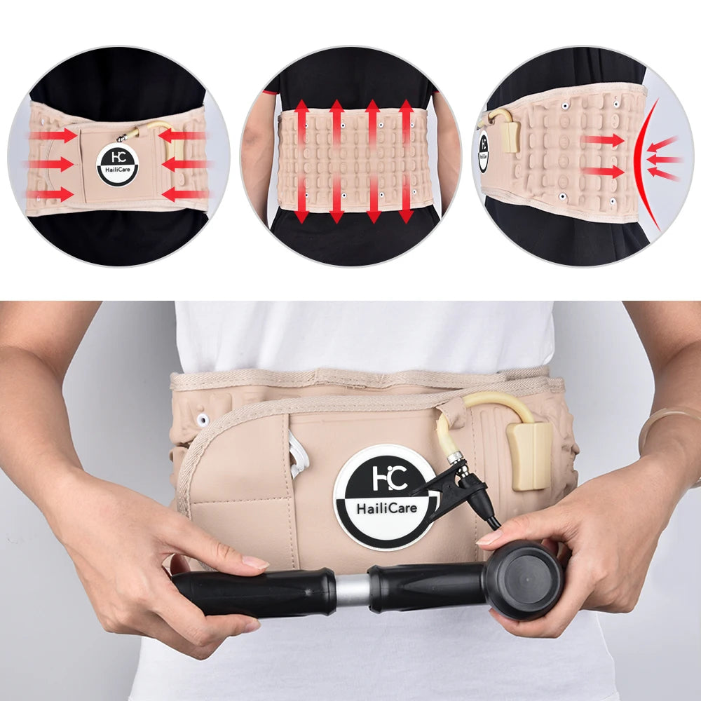 Inflatable Lumbar Decompression Belt - Targeted Back Pain Support Fascia Gun Tidesmit