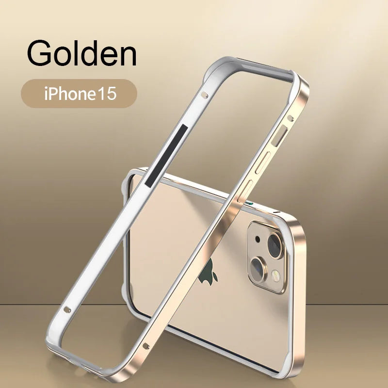 iPhone 17 Aluminum Bumper Case - Slim Military-Grade Metal Frame Tidesmit