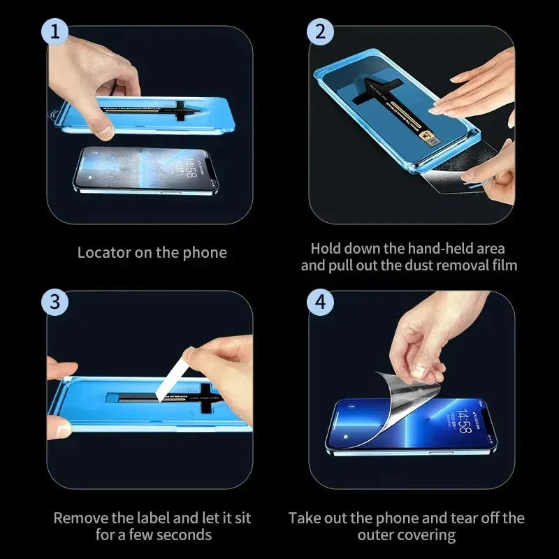 Privacy Screen Protector Samsung Galaxy - 9H Anti-Peep Tempered Glass Tidesmit