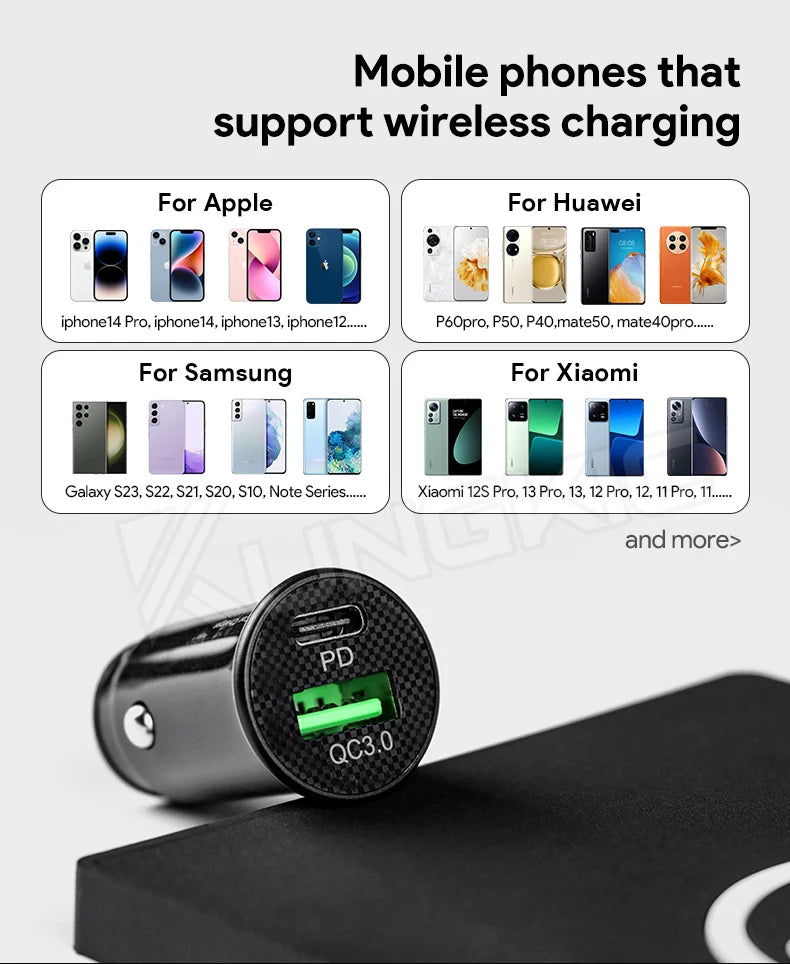 Wireless Charger Pad for Lexus NX 2022-2025 - Qi Certified Fast Charge Tidesmit