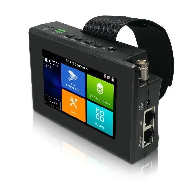4 Inch Wrist CCTV Tools H.265 AHD CVI TVI CVBS CCTV Monitor for Analog IP Camera Tester POE Testers CFTV 4K CCTV IP Tester