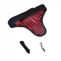 82-LED red light therapy prostate support belt with 660nm and 850nm infrared light for targeted pain relief and therapy.