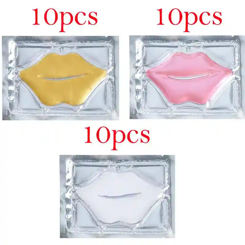 Collagen Lip Mask Set (30pcs) - Moisturizing & Anti-Wrinkle Treatment Lip Care Each 10pcs Tidesmit