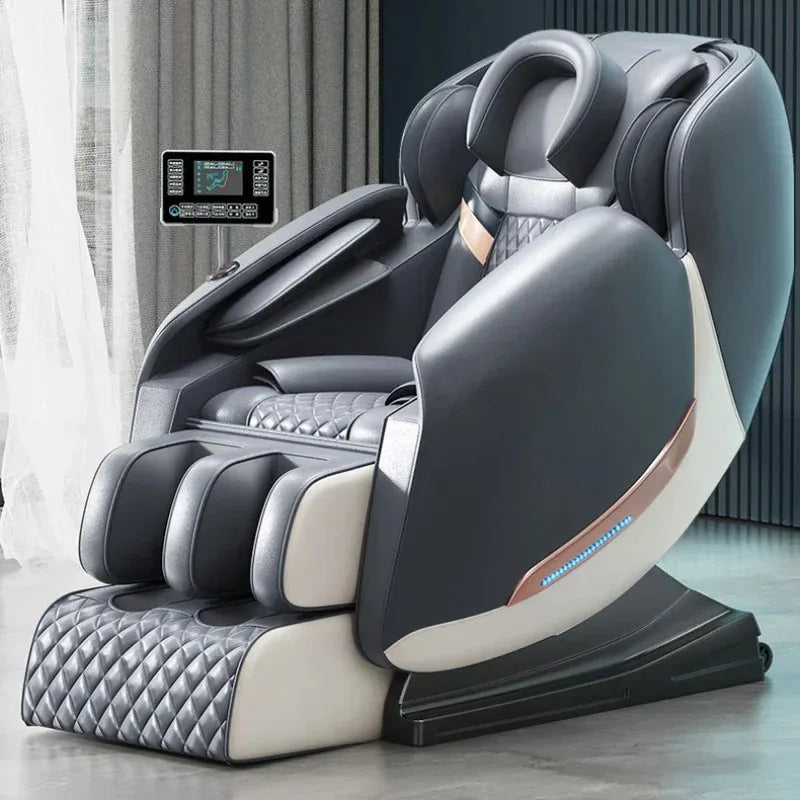 Massage Chair Recliner: Tibetan Blue Electric Sofa for Muscle Relief Massage Chairs Tidesmit
