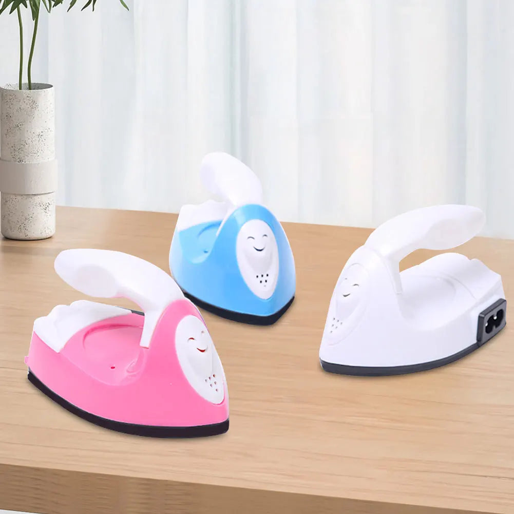 Tidesmit portable mini iron for craft heat transfer showing compact handheld design and rapid heating feature