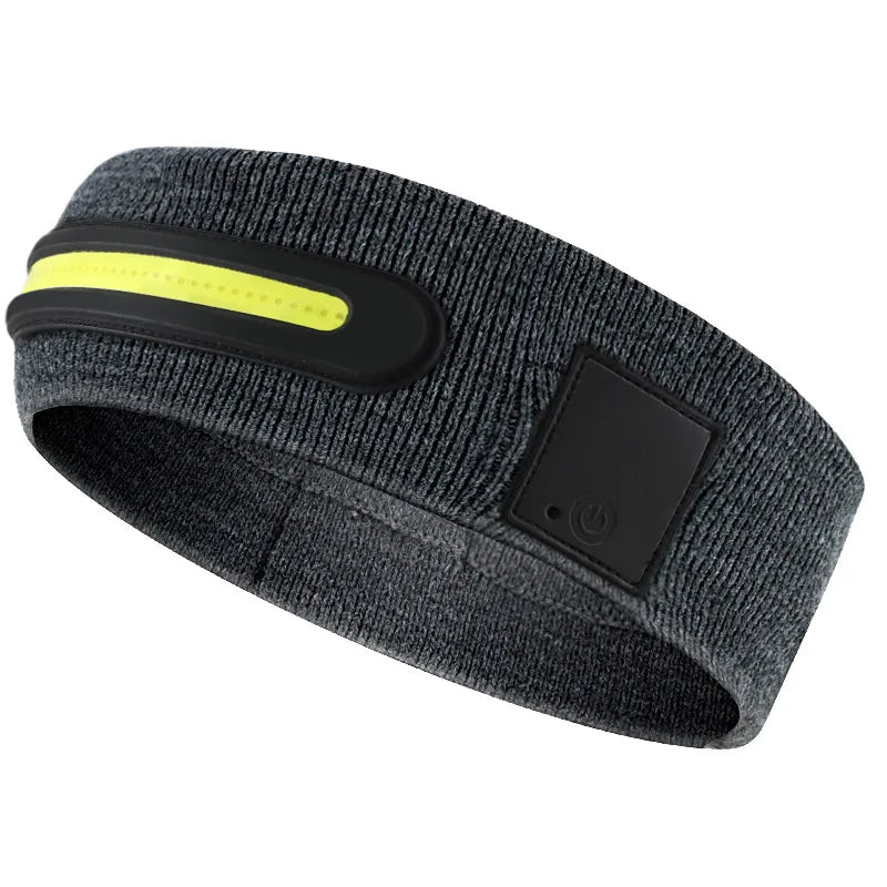 Wireless Sports Headband - Sweat-Absorbent Audio Headset for Training With lamp style 1 Size fits all Tidesmit