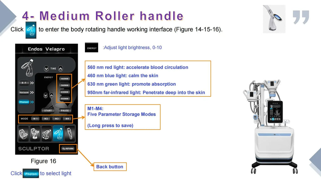 Vacuum Massage Body Shaping Machine for Cellulite Reduction and Firming Body Shaping Massage Equipment Tidesmit