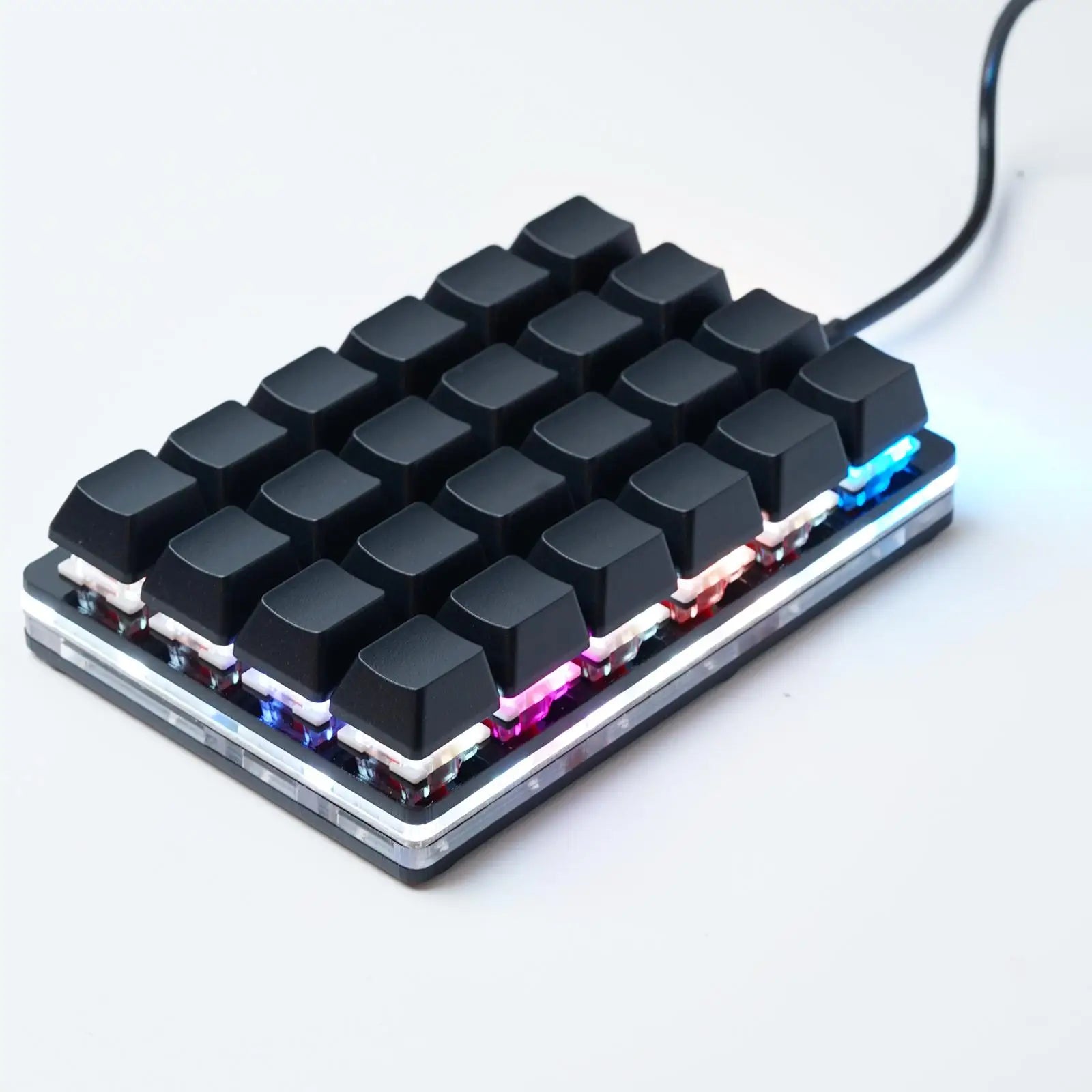 Mini USB Custom Mechanical Keyboard 2/4/6/7/8/9/12/16/24 Keys Gaming Keyboard Sayo Device Shortcut Programmable Keypad Keys New