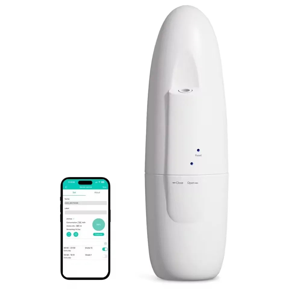 Wall-Mounted Aroma Diffuser Waterless Electric Fragrance Machine Bluetooth Control Essential Oil Home Scent Diffuser Machine