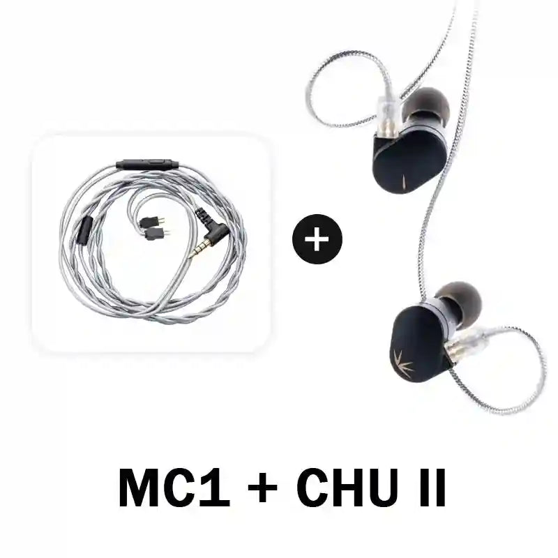 Moondrop Chu II In-Ear Monitors - High Fidelity Dynamic Driver IEMs CHU II-MC1 Tidesmit