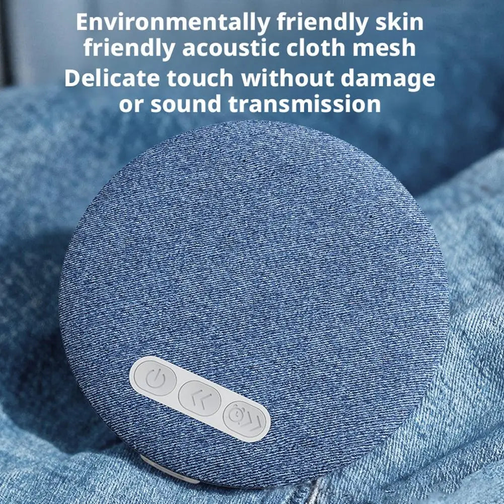 Mini Sleeping Bluetooth Speaker Nature Sound White Noise Soundbar Wireless MP3 Music Player Ultra Thin Timed Shutdown Audio Pla