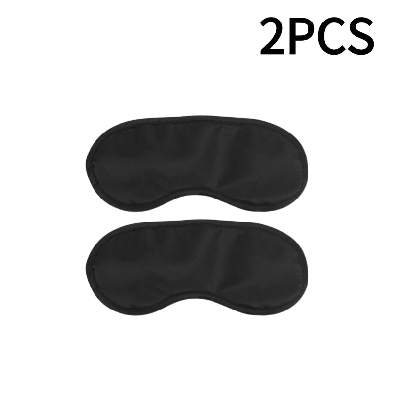 Imitated Silk Eye Patch Shading Sleep Eye Mask Eye Patch Lunch Break Sleep Eye Mask Travel Relax Eyeshade Cover 1/2/3/5/10pcs