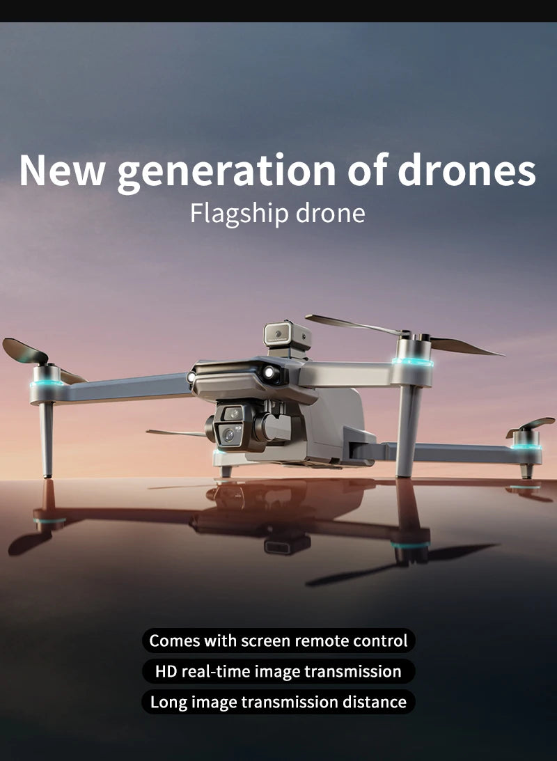 Tidesmit SG603 GPS Drone with 8K Camera, Brushless Motor & Obstacle Avoidance Tidesmit