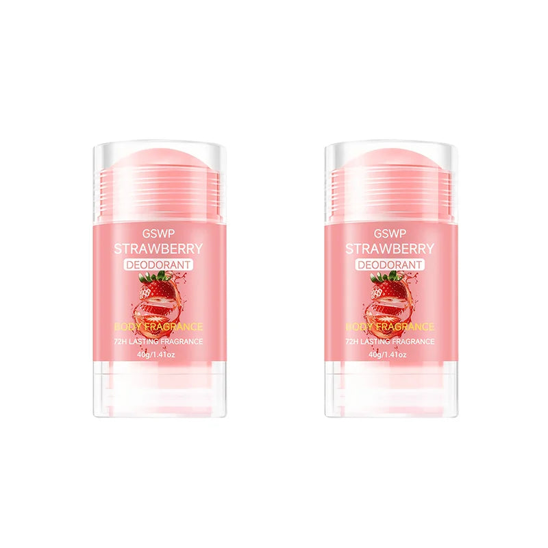 Tidesmit GSWP Strawberry Deodorant 40g/80g for underarm and neck odor control and body freshness.